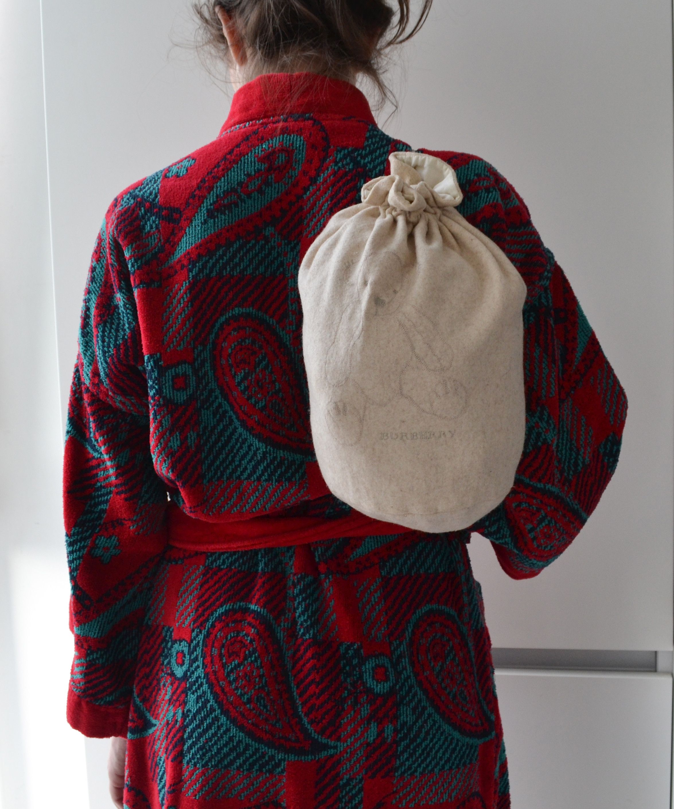 Burberry BURBERRY Backpack Mini Nova Check Teddy Bear Logo Size ONE SIZE - 2 Thumbnail