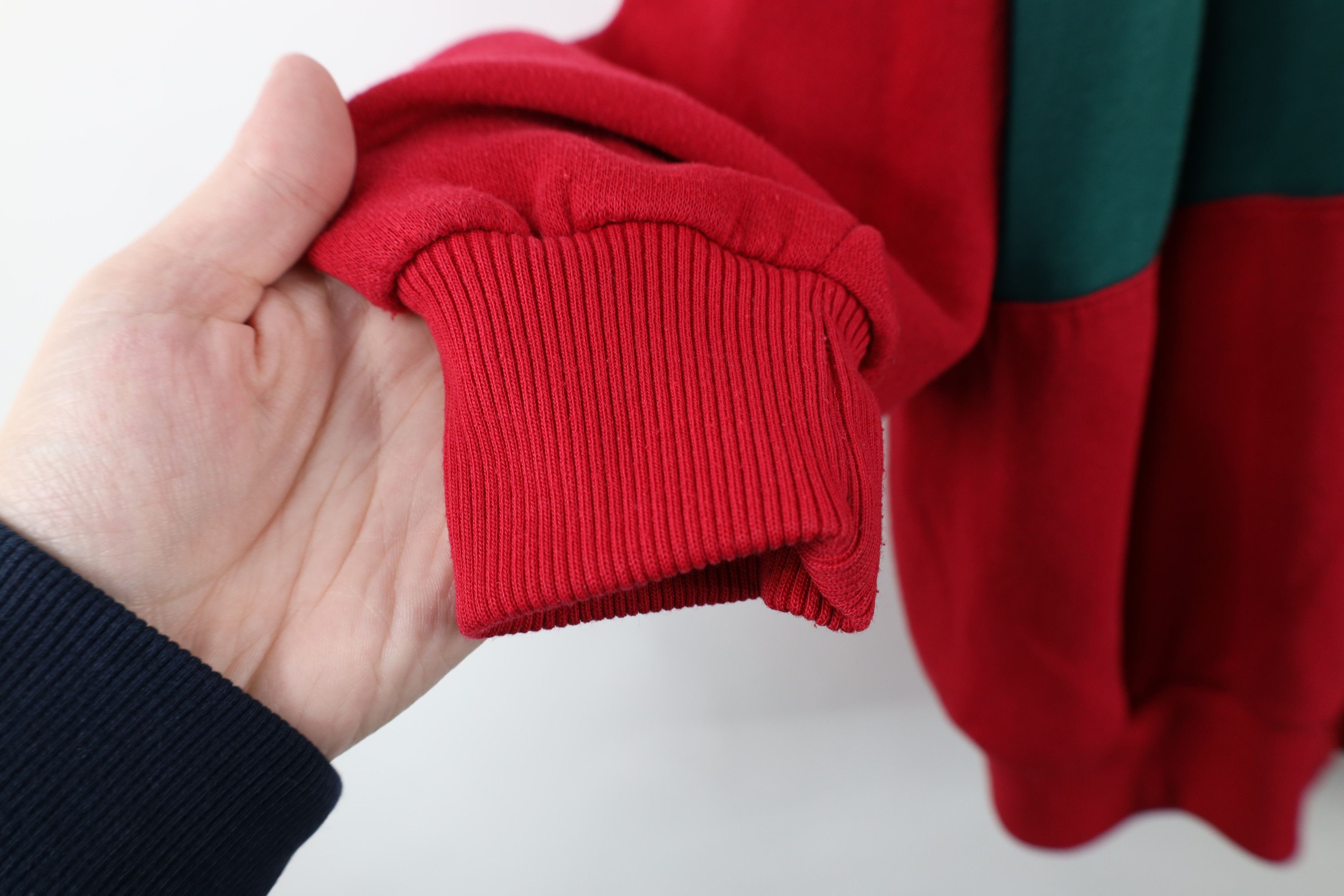 Vintage Vintage 90s Streetwear Block Full Zip Sweatshirt Jacket Size US XL / EU 56 / 4 - 7 Thumbnail