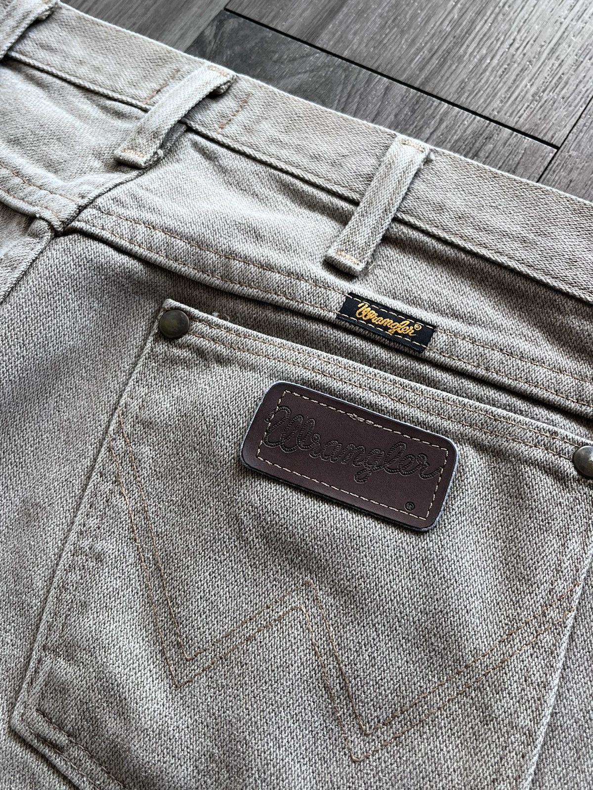 Vintage Vintage Wrangler Jeans Beige Brown Size US 32 / EU 48 - 3 Thumbnail