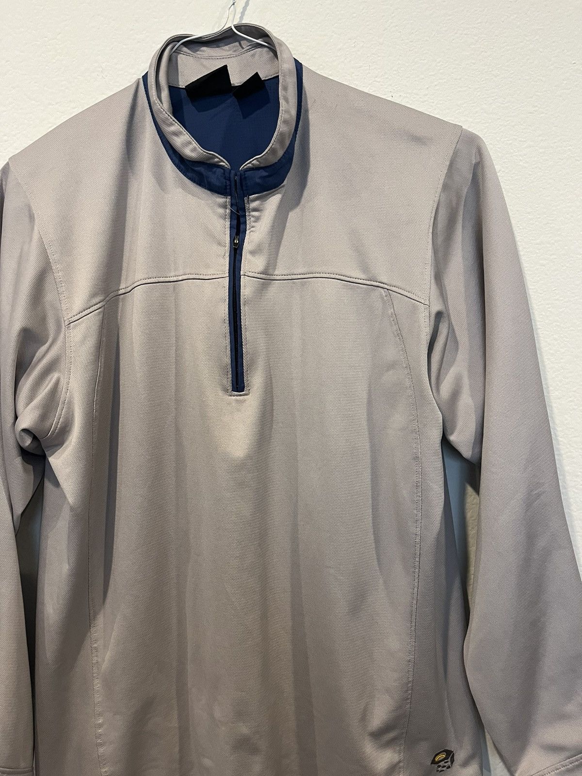 Mountain Hardwear Mountain Hardwear Men’s Gray Blue Quarter Zip Pullover Size US L / EU 52-54 / 3 - 3 Thumbnail