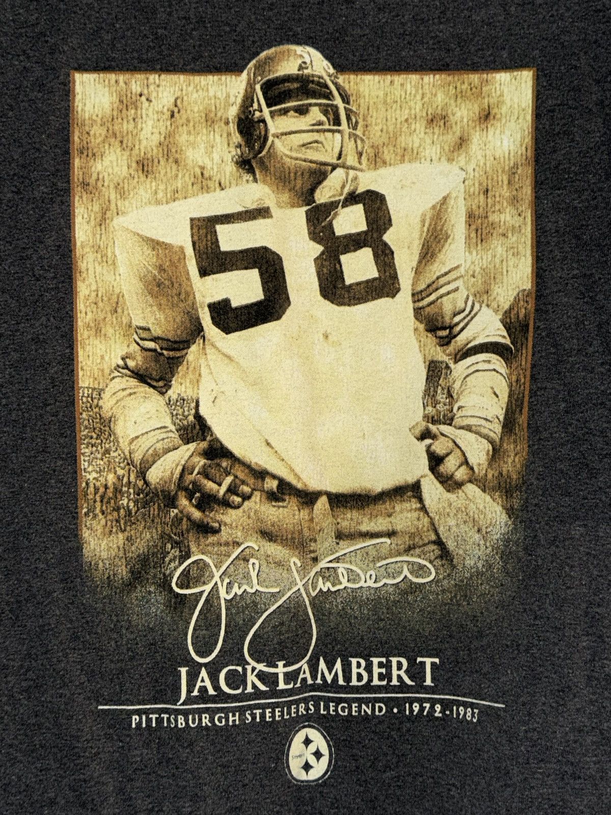 Reebok Reebok NFL Pittsburgh Steelers Jack Lambert #58 Shirt Large Size US L / EU 52-54 / 3 - 3 Thumbnail