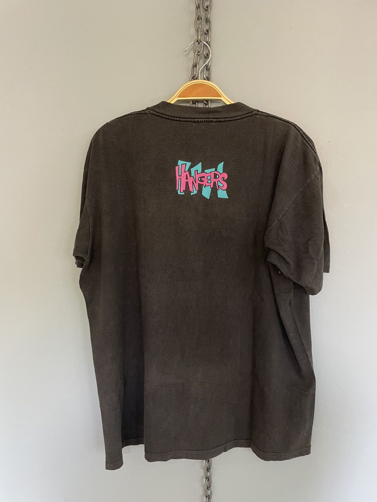 Vintage Vintage 90s Hangers skateboards streetwear t shirt Size US L / EU 52-54 / 3 - 2 Thumbnail