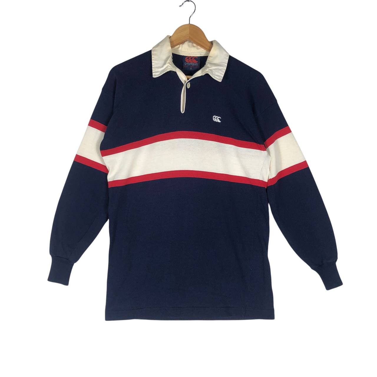 Canterbury of New Zealand × Vintage Vintage Canterbury Of New Zealand Polo Long Sleeve Size US L / EU 52-54 / 3 - 1 Thumbnail