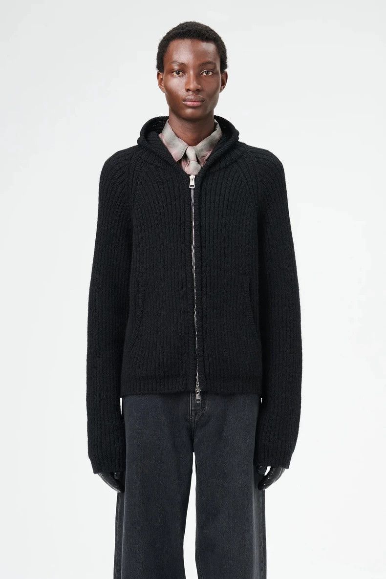Our Legacy Our Legacy size46 Black woolen hooded sweater Size US S / EU 44-46 / 1 - 6 Thumbnail