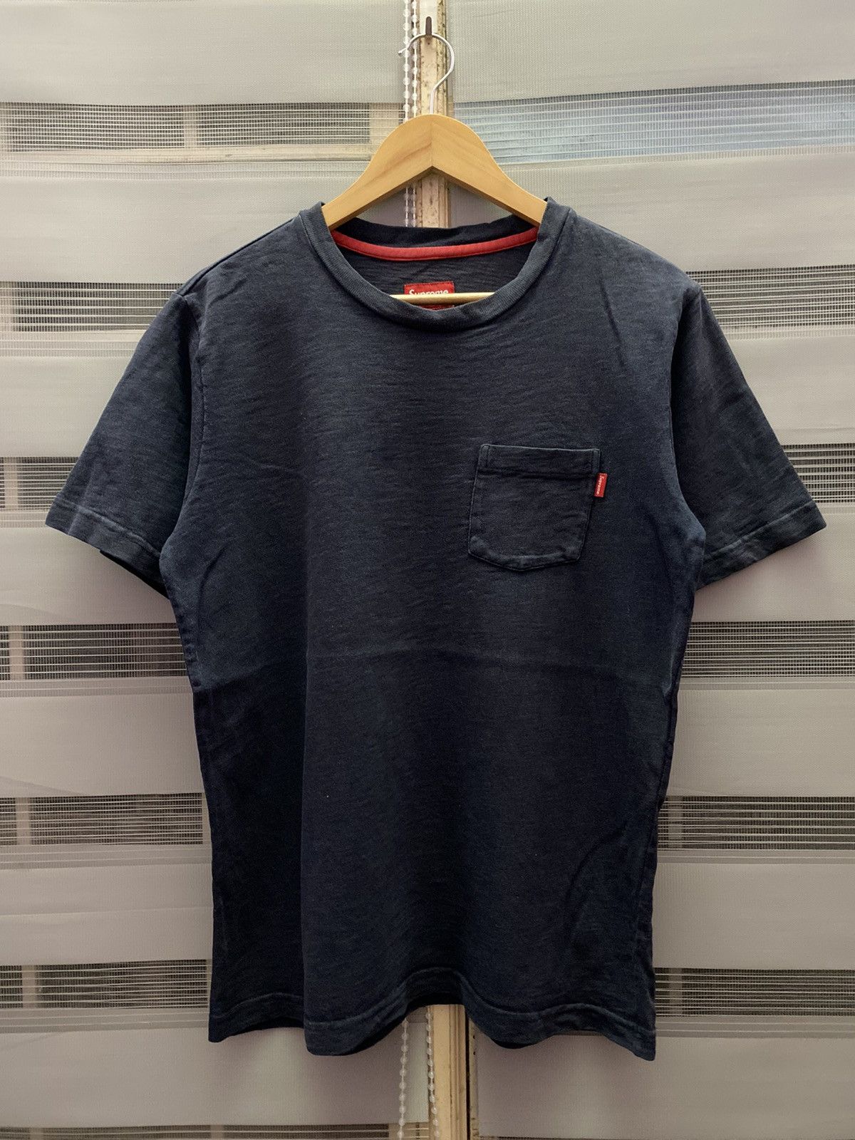 Supreme Supreme Plain Pocket T Shirt Grey 2013 Size US S / EU 44-46 / 1 - 1 Thumbnail