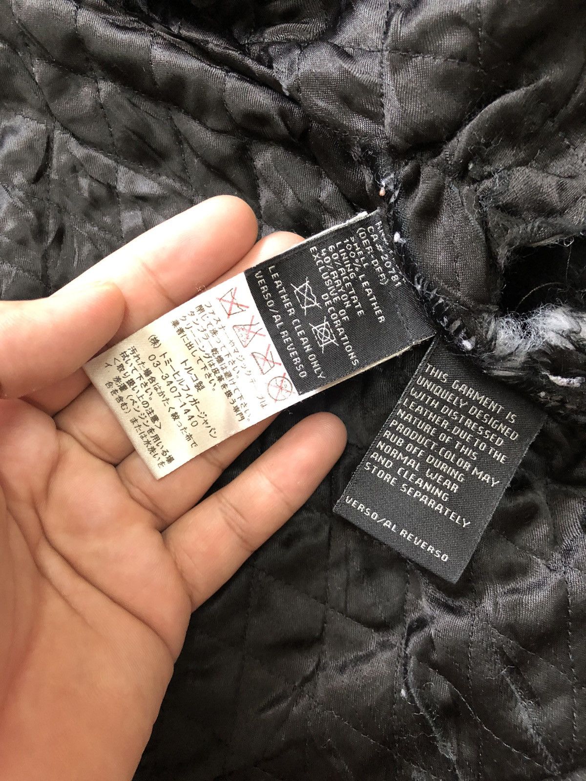 Tommy Hilfiger Rare❗️Tommy Hilfiger Premium Cafe Racer Leather Jacket Size US L / EU 52-54 / 3 - 15 Thumbnail