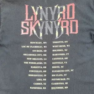 Band Tees × Vintage Crazy Vintage Y2k LYNYRD SKYNYRD Tour Tee 2008 Size US M / EU 48-50 / 2 - 6 Thumbnail