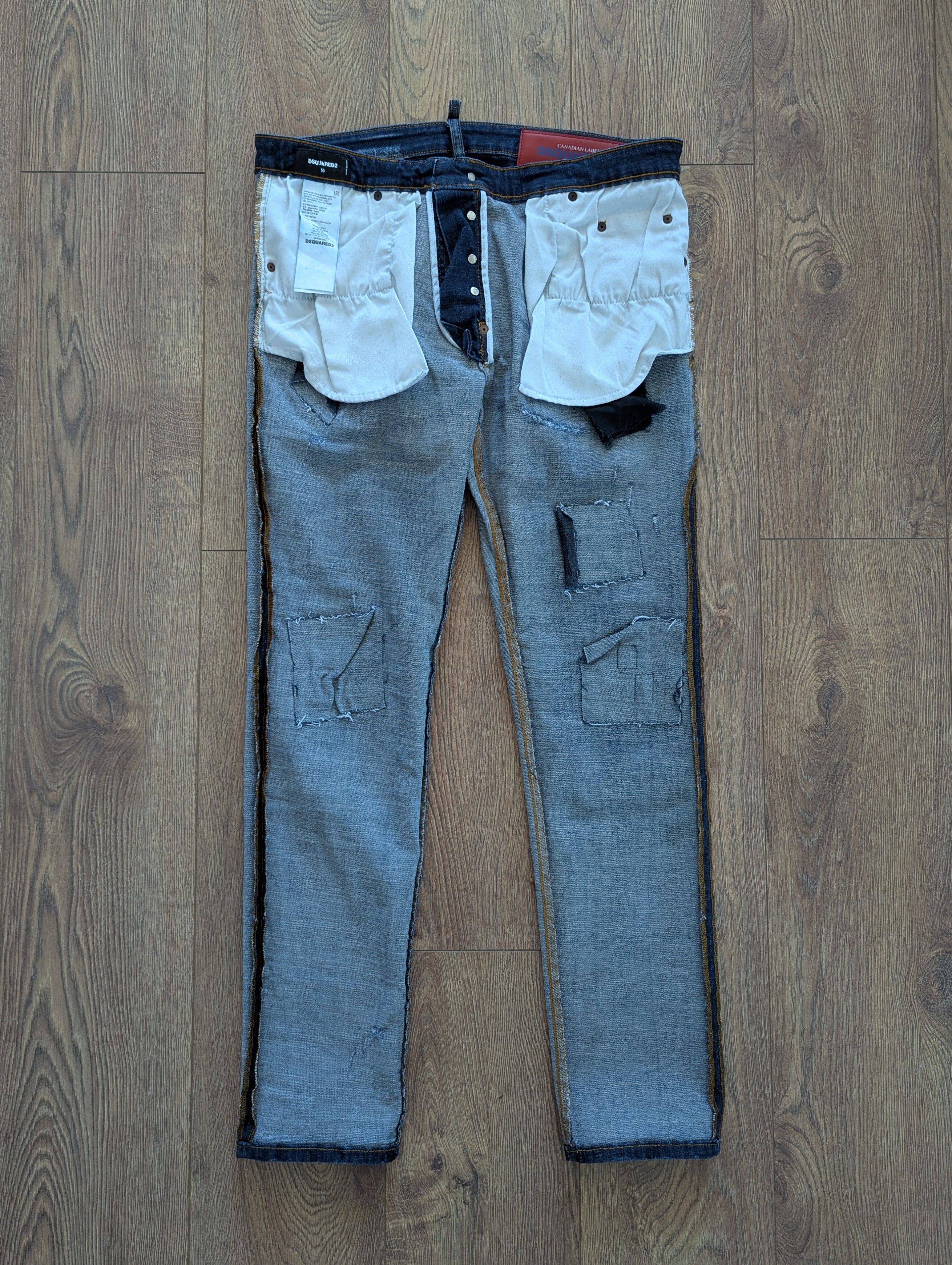 Dsquared2 DSQUARED2 Tidy Biker Jean Canadian Label Made In Italy Pants Size US 34 / EU 50 - 10 Thumbnail