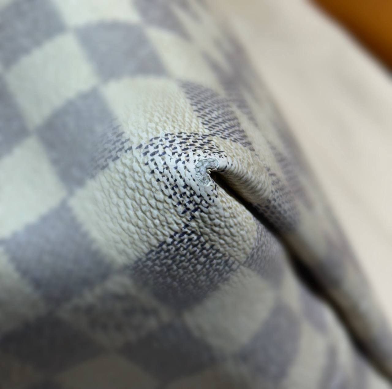 Louis Vuitton AUTH LOUIS VUITTON Iena MM Damier Azu Tote Bag Box Dust Azur Size ONE SIZE - 18 Thumbnail