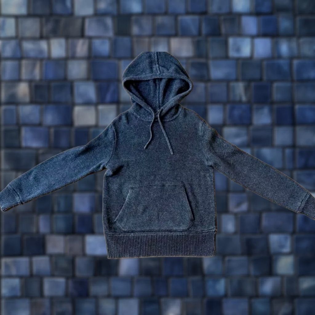 Ralph Lauren RRL Ralph Lauren Pullover Hoodie Heathered Men Gray Cotton Size S Used Hoodie Size US S / EU 44-46 / 1 - 1 Thumbnail