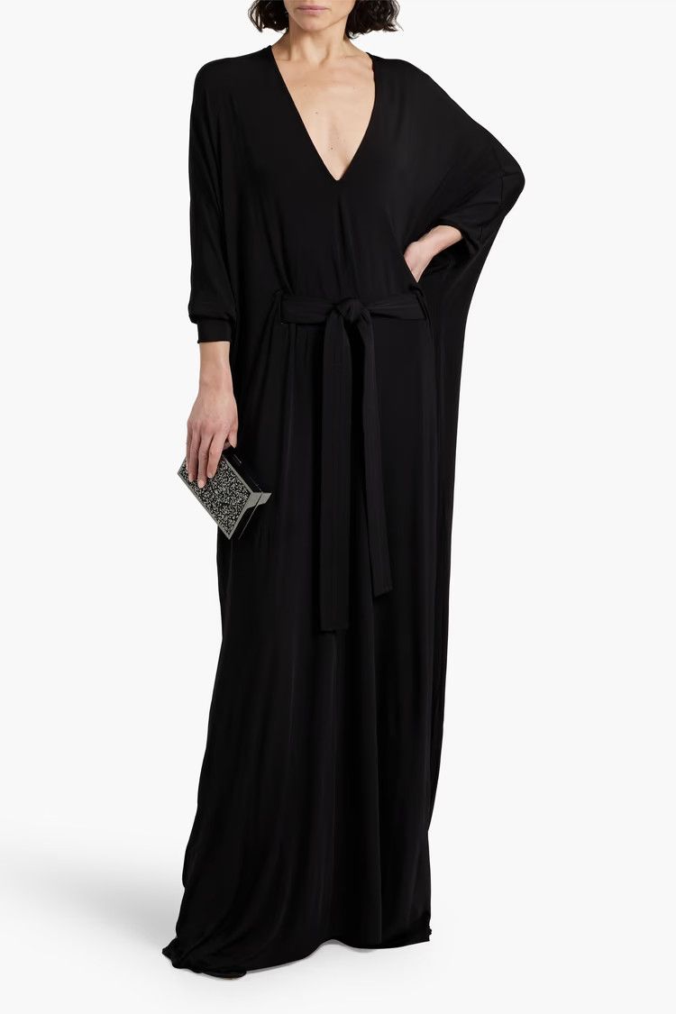Tom Ford o1y0126 Maxi Dress in Black Size XS / US 0-2 / IT 36-38 - 2 Thumbnail