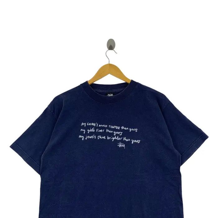 Futura Vintage STUSSY x FUTURA SKATEBOARD Wording Tee Shirt Size US L / EU 52-54 / 3 - 3 Thumbnail
