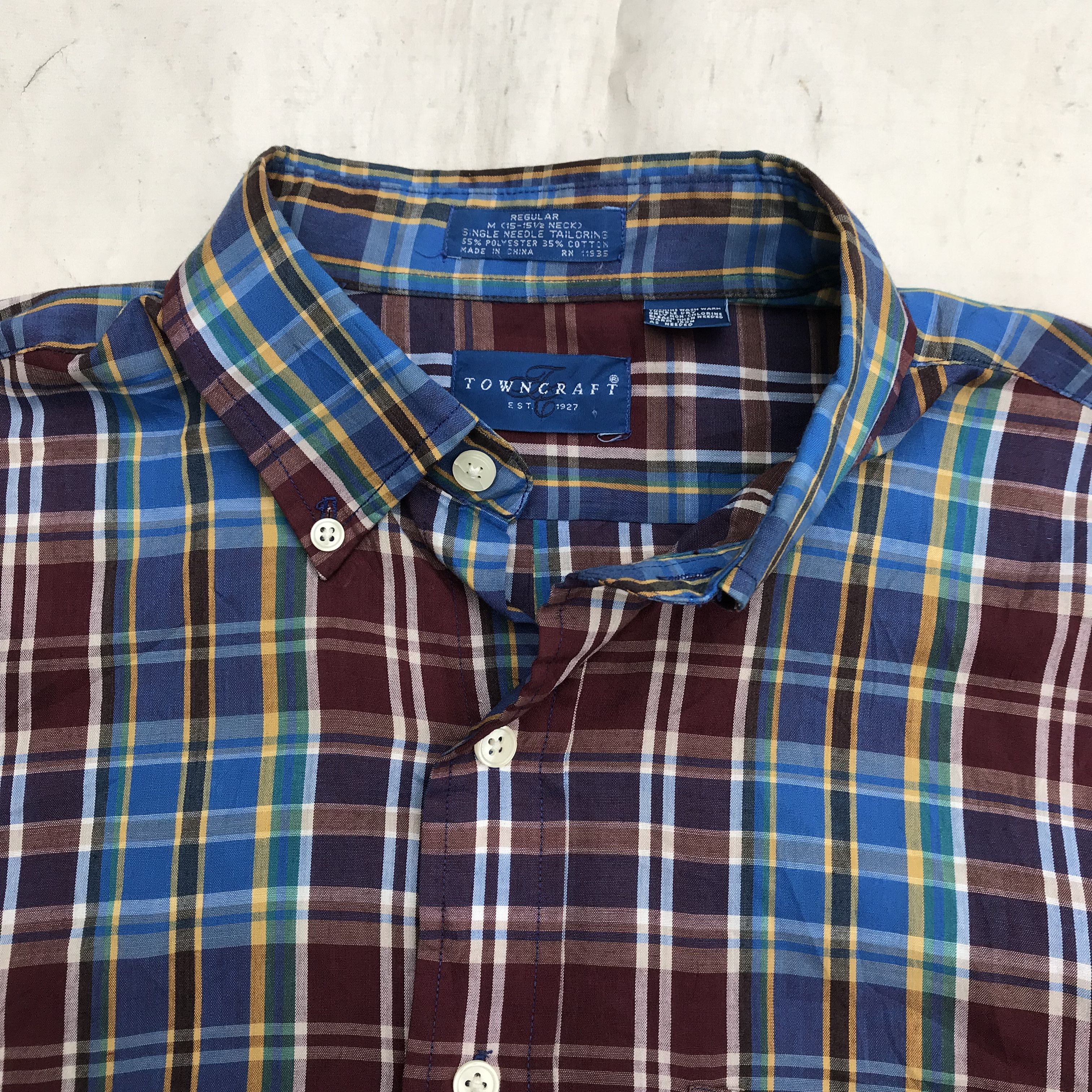 Towncraft Vintage Jc Penney Towncraft madrass ivy league Tartan Long Size US M / EU 48-50 / 2 - 5 Thumbnail