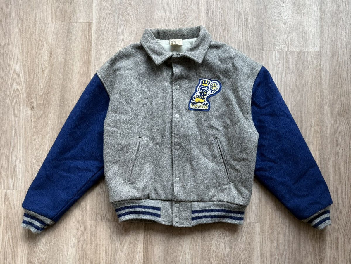 NHL Vintage 90s HC Davos Wool Jacket Hockey Bomber Size US M / EU 48-50 / 2 - 5 Thumbnail