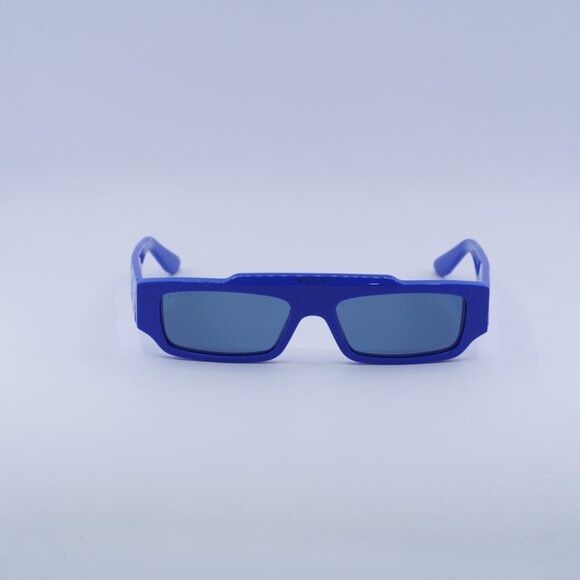 Gucci 🕶️ New Gucci GG1592S 004 Blue Sunglasses Size ONE SIZE - 4 Thumbnail