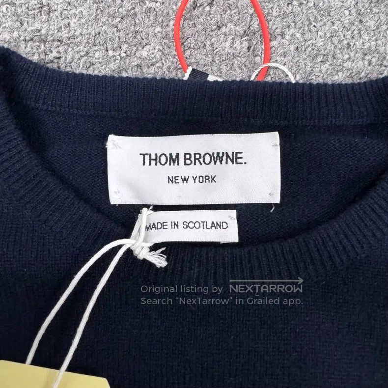 Thom Browne Thom Browne Classic four-striped wool knit sweater Size US XS / EU 42 / 0 - 6 Thumbnail