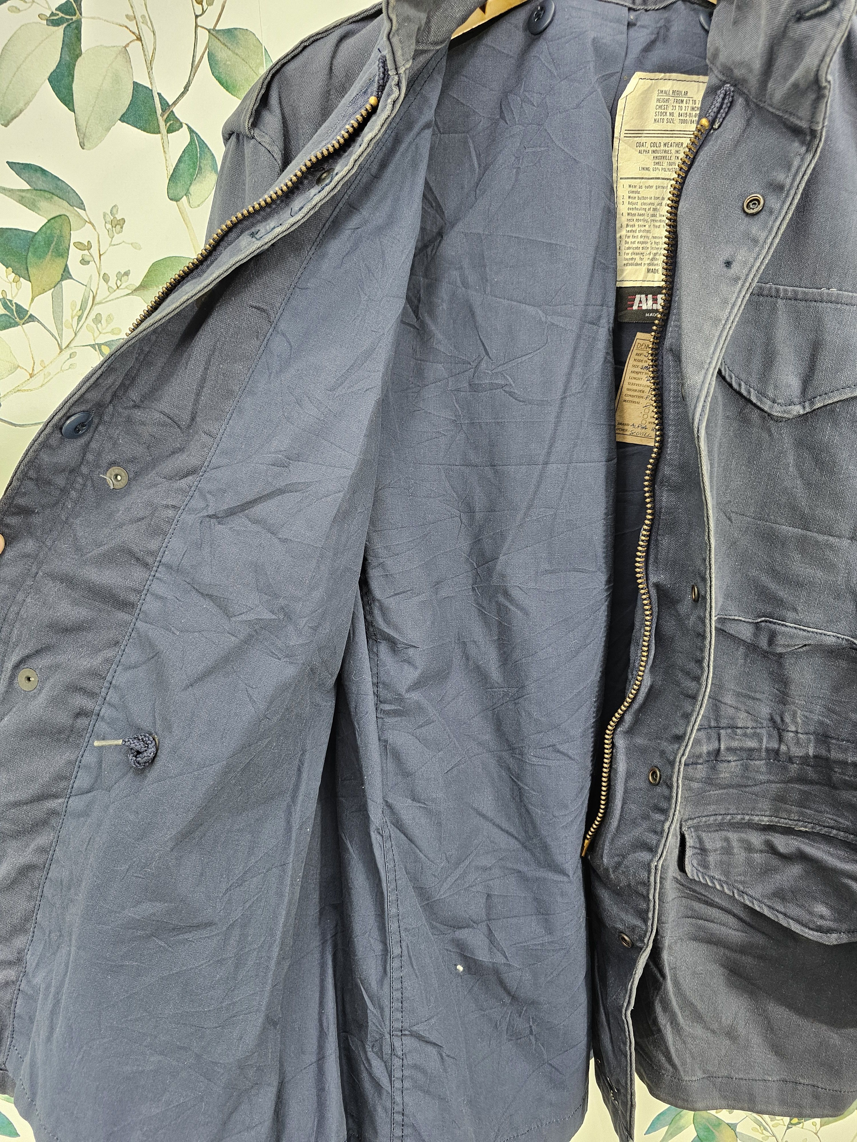 Alpha Industries Vtg ALPHA INDUSTRIES Made In USA Military Parka J0111 Size US S / EU 44-46 / 1 - 10 Thumbnail