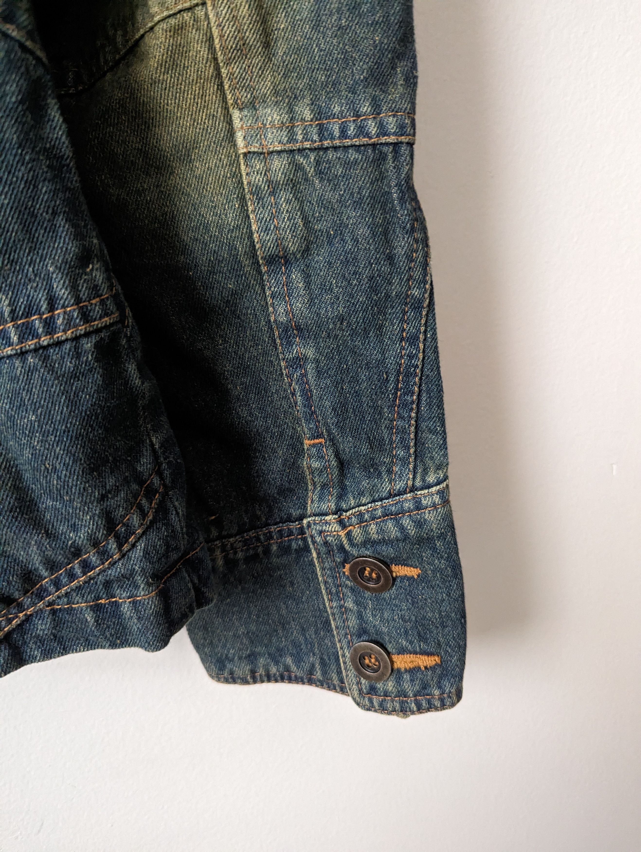 Tornado Mart Vintage Deconstructed Denim Blazer Jacket Size S / US 4 / IT 40 - 4 Thumbnail