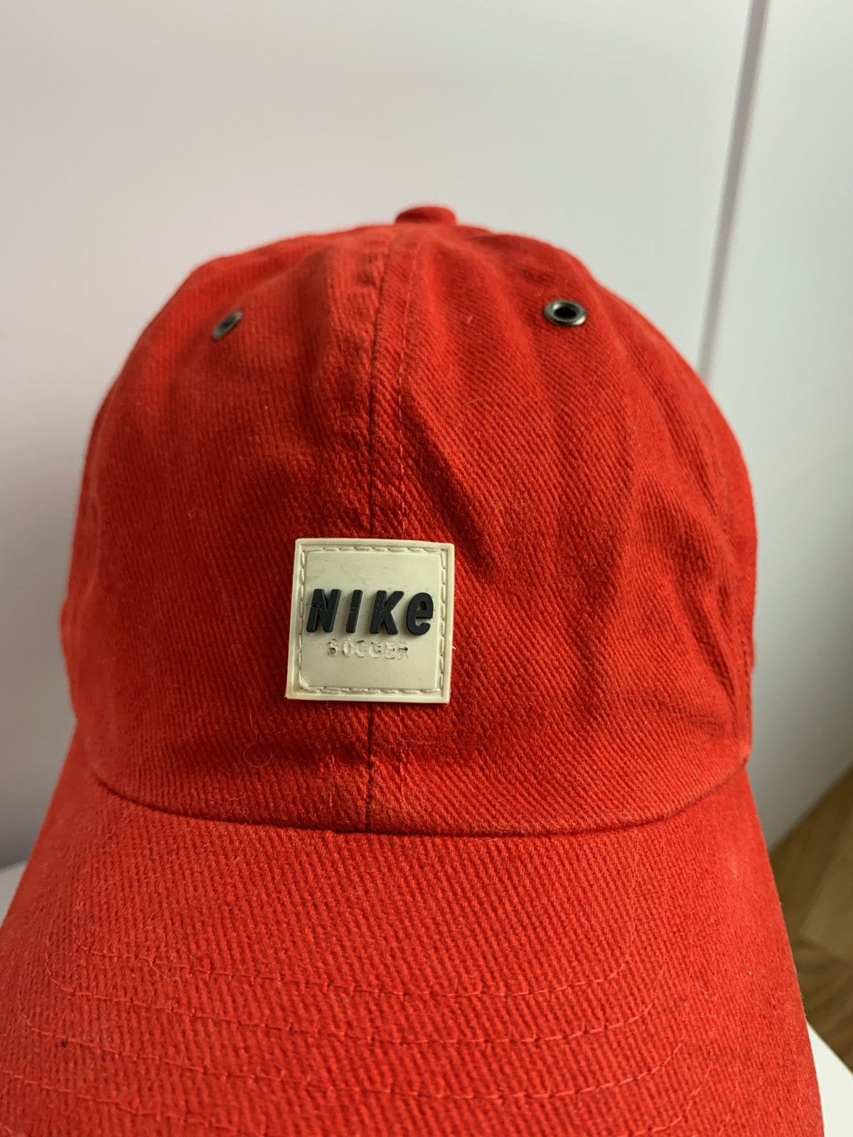Nike × Vintage Nike vintage cap hat logo red Size ONE SIZE - 4 Thumbnail