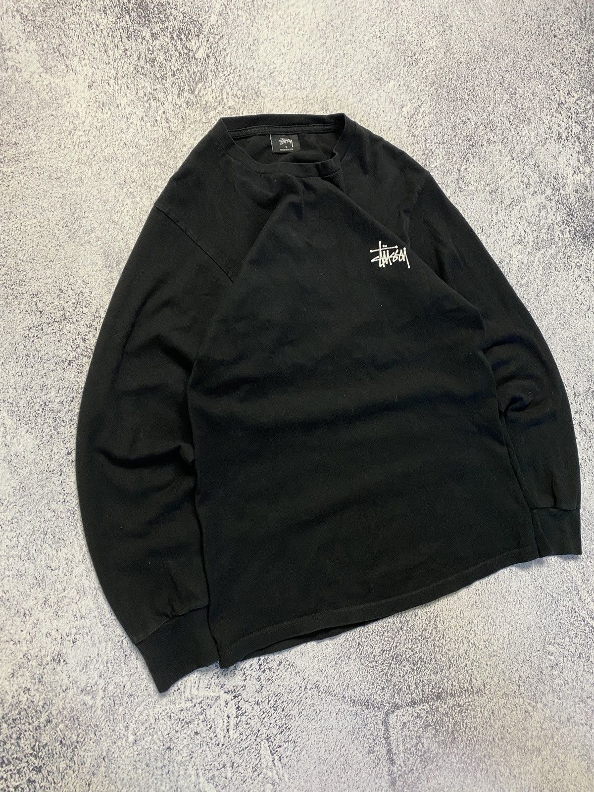 Stussy Stussy Black Classic Logo Longsleeve T-shirt Y2K Size US S / EU 44-46 / 1 - 7 Thumbnail