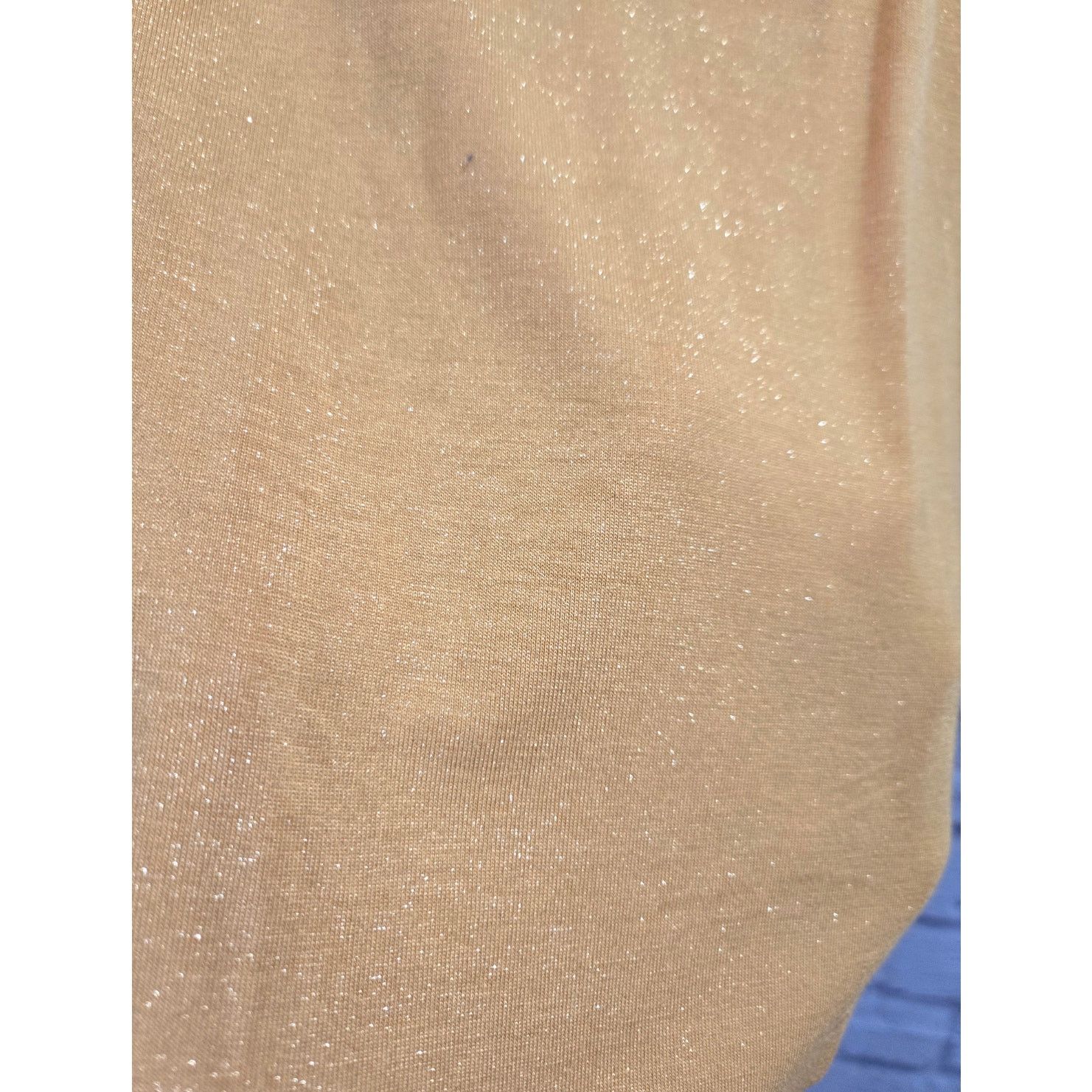 Other Lane Bryant Orange Yellow Tank Top 18 20 Metallic Shine Size XXL / US 16-18 / IT 52-54 - 2 Thumbnail