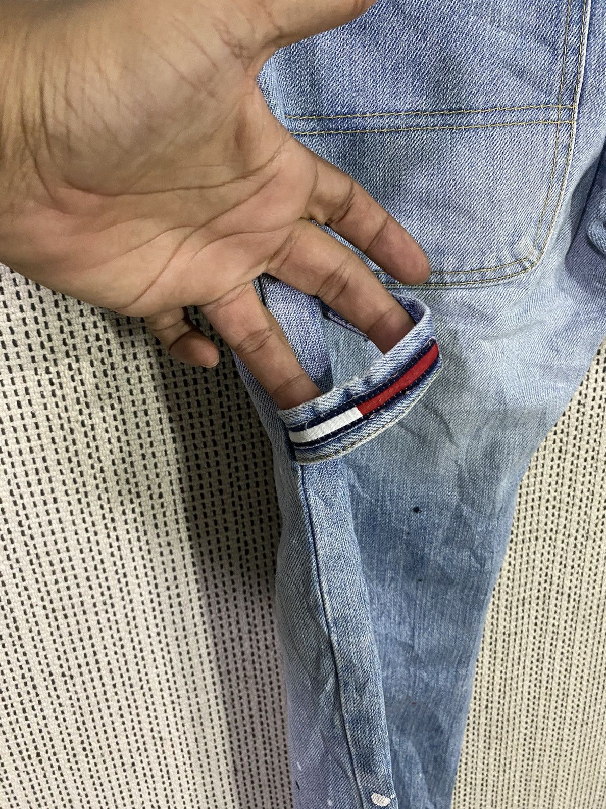 Tommy Hilfiger Vintage tommy girl work pant split paint nice design Size 32" / US 10 / IT 46 - 12 Thumbnail