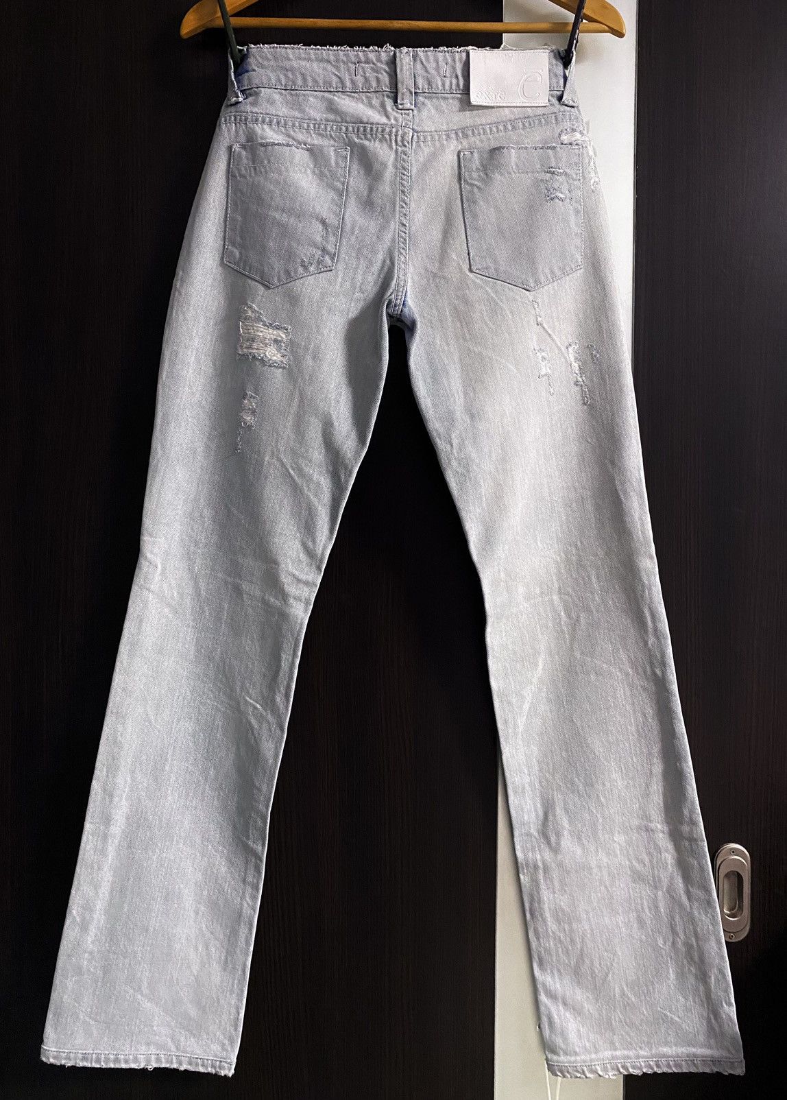 Other J’s Exte Washed Blue Distressed Torn Jeans Denim Size 27" / US 4 / IT 40 - 3 Thumbnail