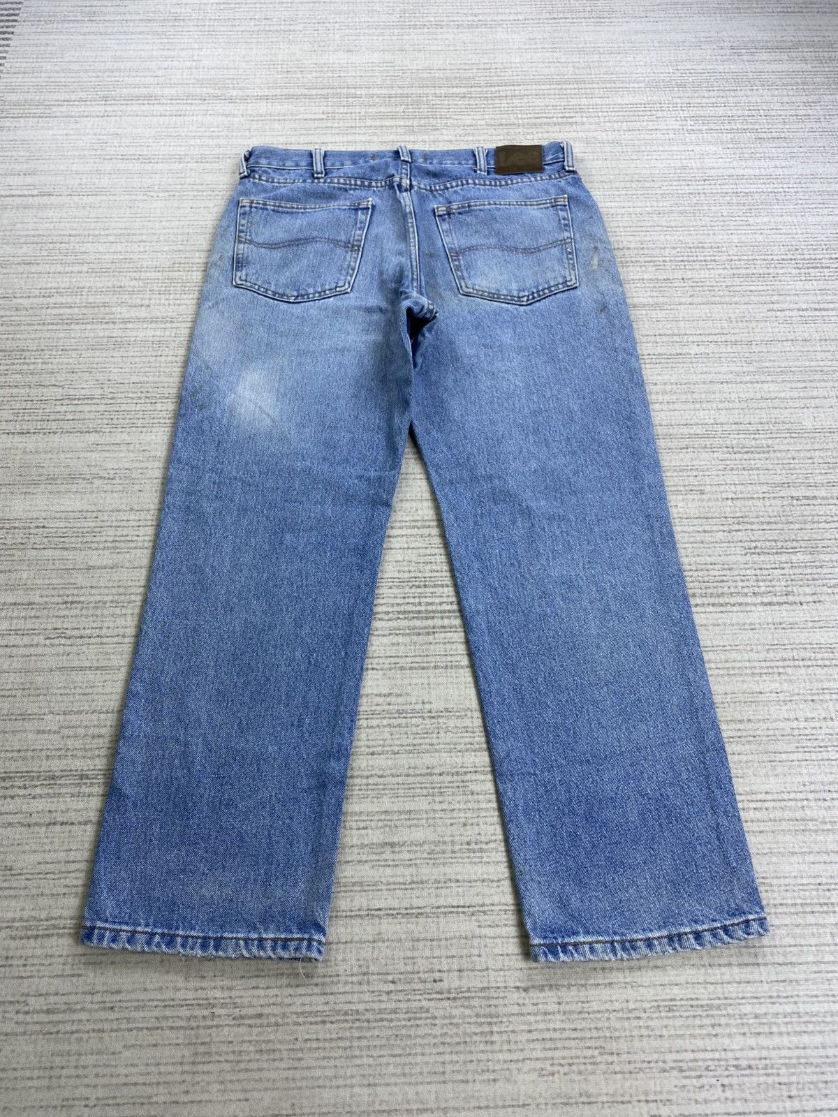 Lee × Vintage Vintage 90s Lee Distressed Denim Pants Size US 34 / EU 50 - 2 Thumbnail