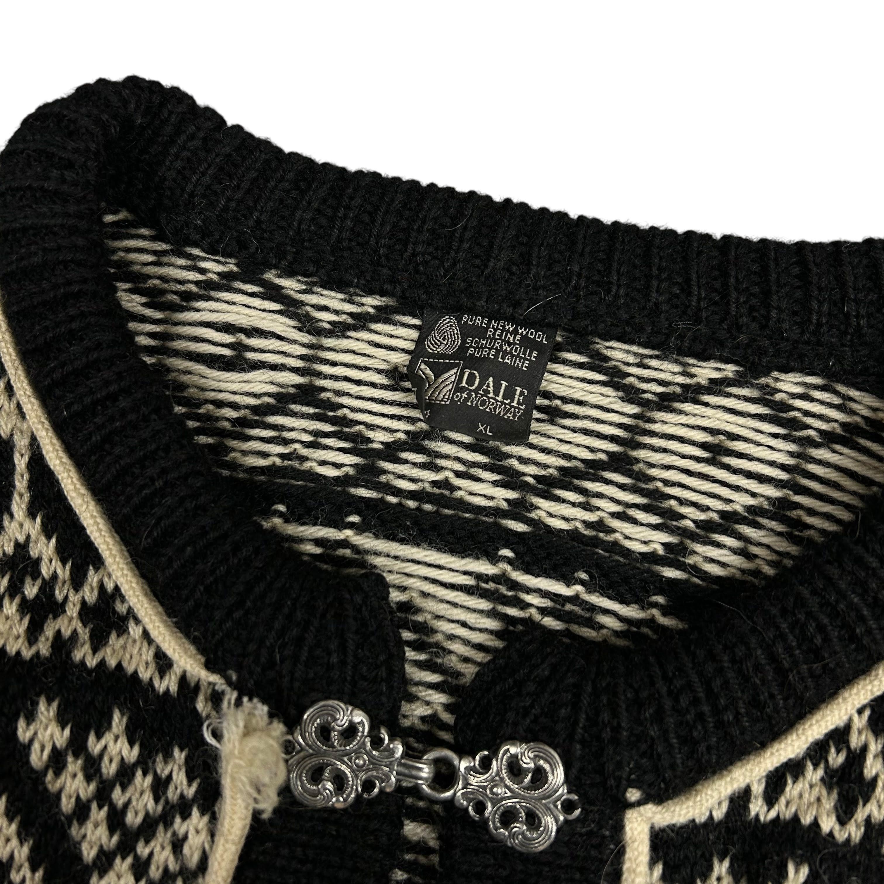 Dale Of Norway Dale Of Norway Black Knit Cardigan Sweater Fair Isle XL Size US XL / EU 56 / 4 - 7 Thumbnail
