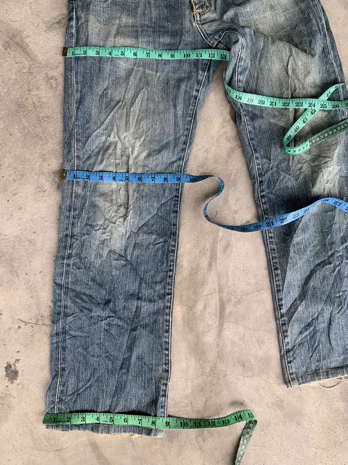 Wrangler Distressed vintage WRANGLER faded. Size US 34 / EU 50 - 9 Thumbnail