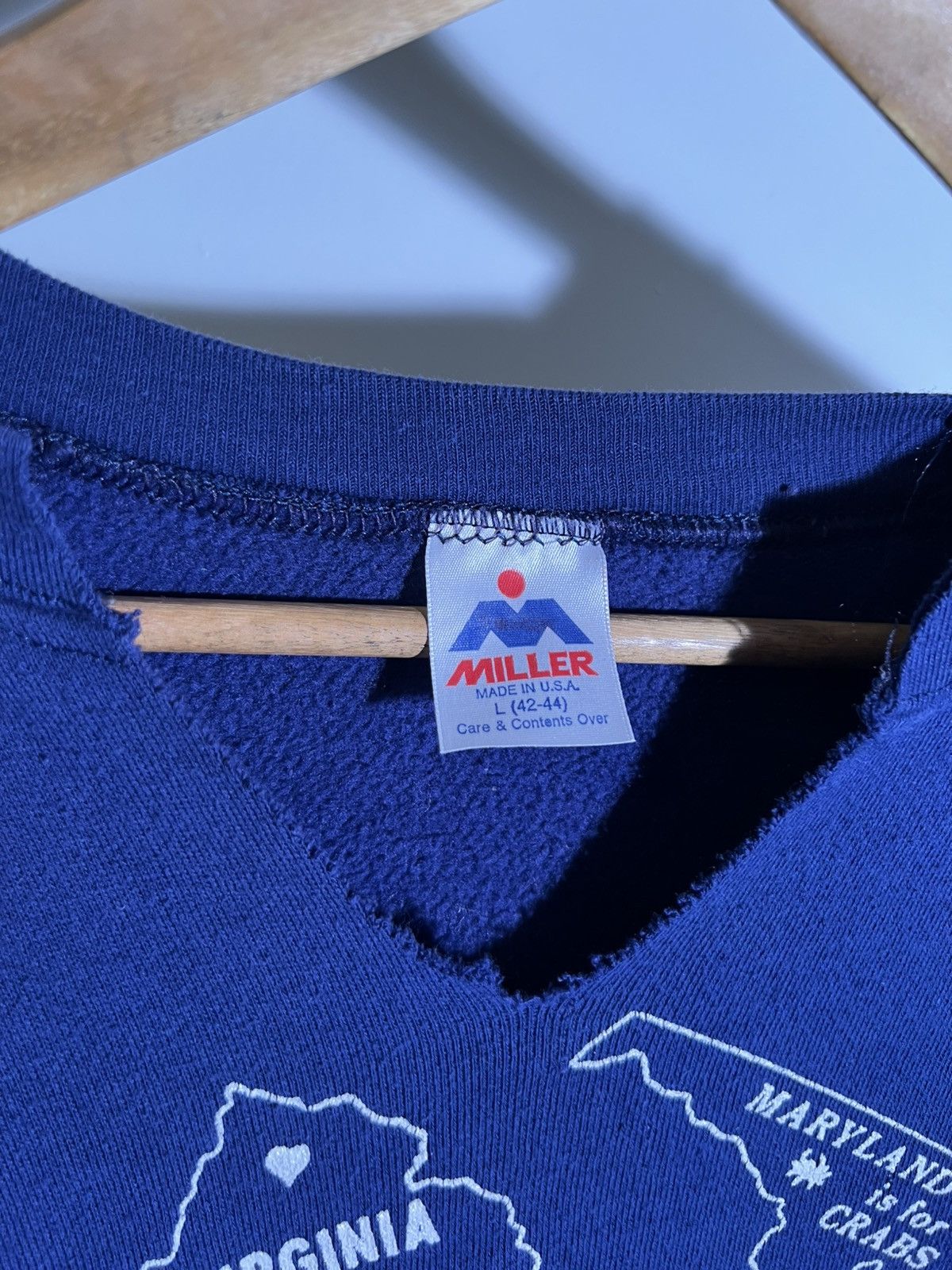 Vintage 80’s 90’s VTG Vintage Pennsylvania Virginia Maryland Sweater Size US L / EU 52-54 / 3 - 4 Thumbnail