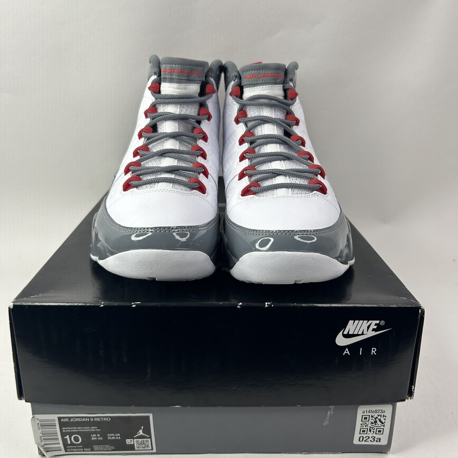 Nike Nike Air Jordan 9 Retro "Fire Red/Cool Grey” 2024 Size US 10 / EU 43 - 2 Thumbnail