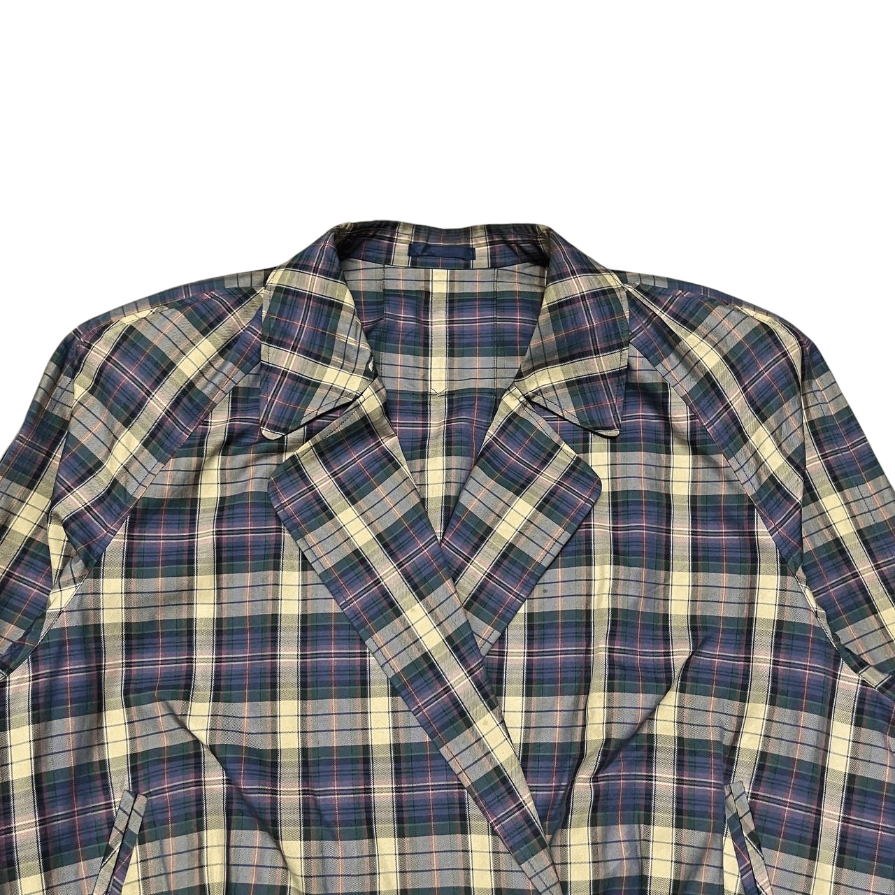 Burberry Vintage 90's Burberry Checkered Gold Button Jacket Size US M / EU 48-50 / 2 - 2 Thumbnail