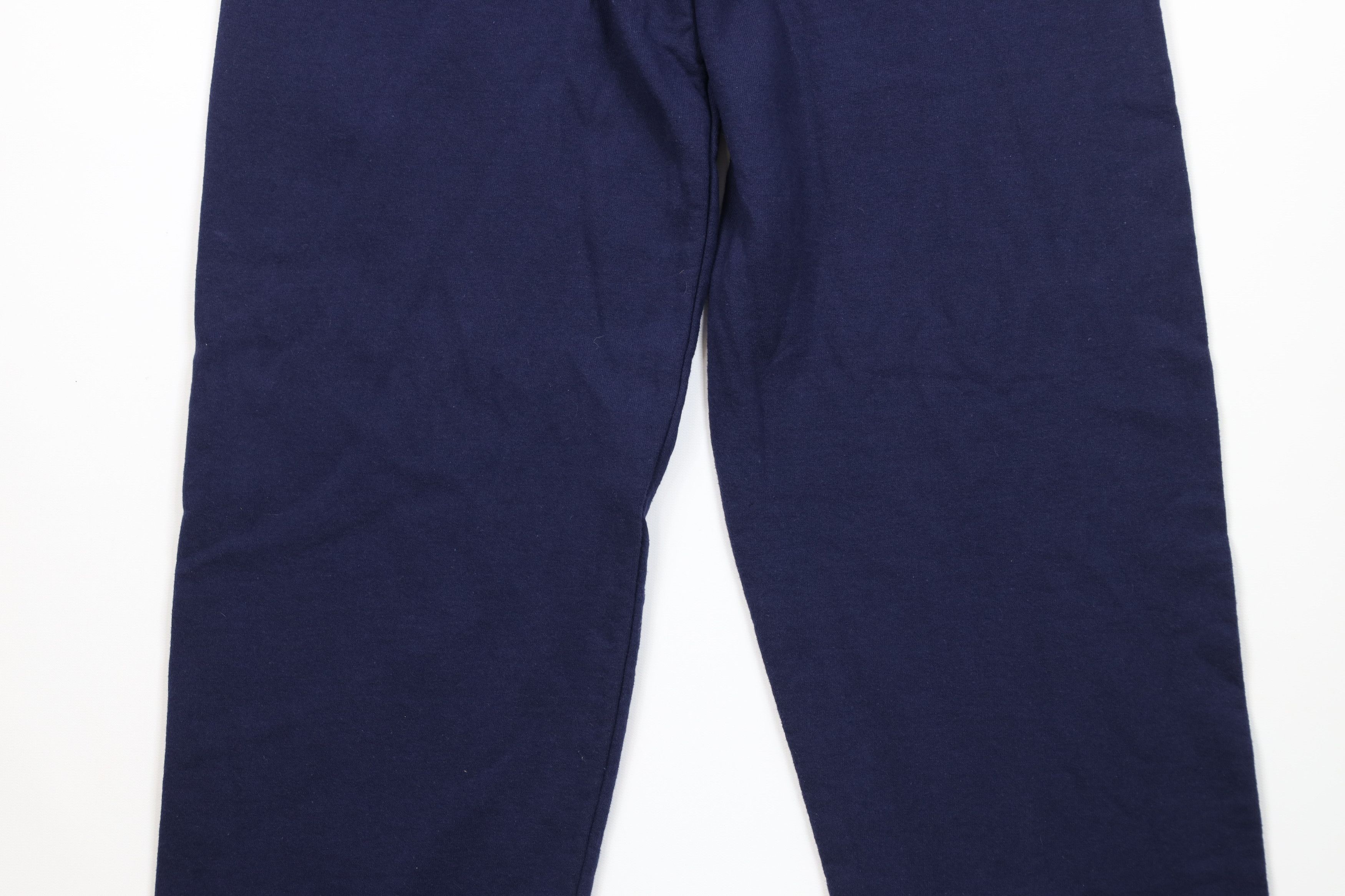 Vintage Vintage 90s Streetwear Cuffed Sweatpants Joggers Pants Blue Size US 32 / EU 48 - 3 Thumbnail