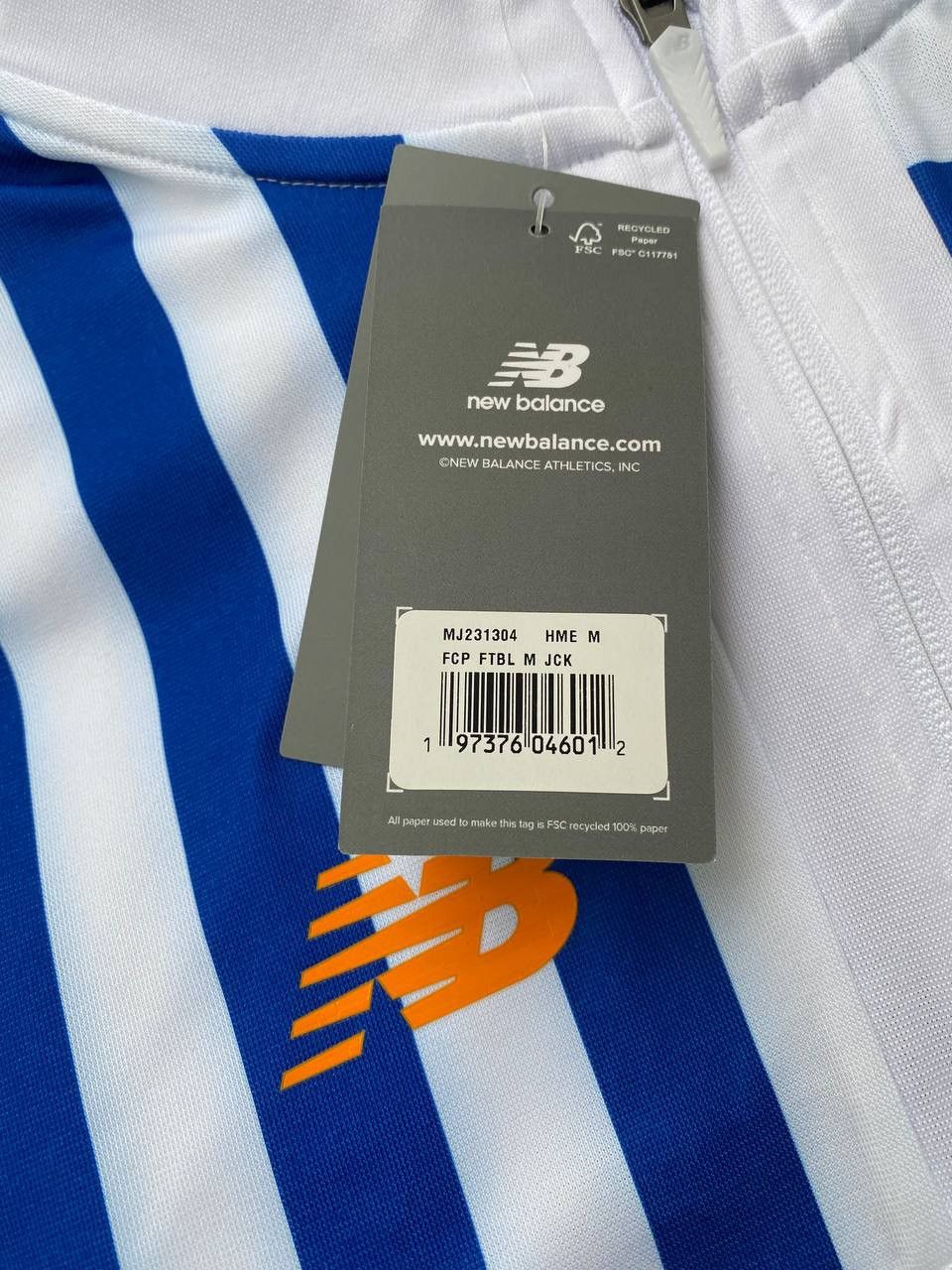 New Balance Kurtka New Balance FC Porto Match Jacket size M Size US M / EU 48-50 / 2 - 5 Thumbnail