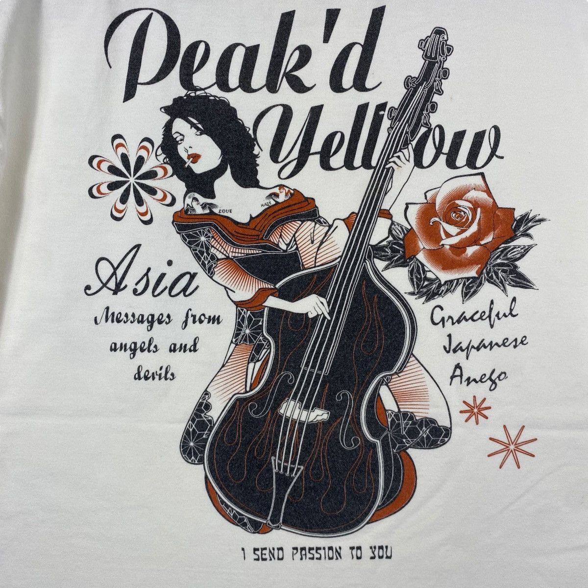 Japanese Brand Japanese Brand PEAK'D YELLOW By Ted Company Graphic Tee Size US M / EU 48-50 / 2 - 2 Thumbnail