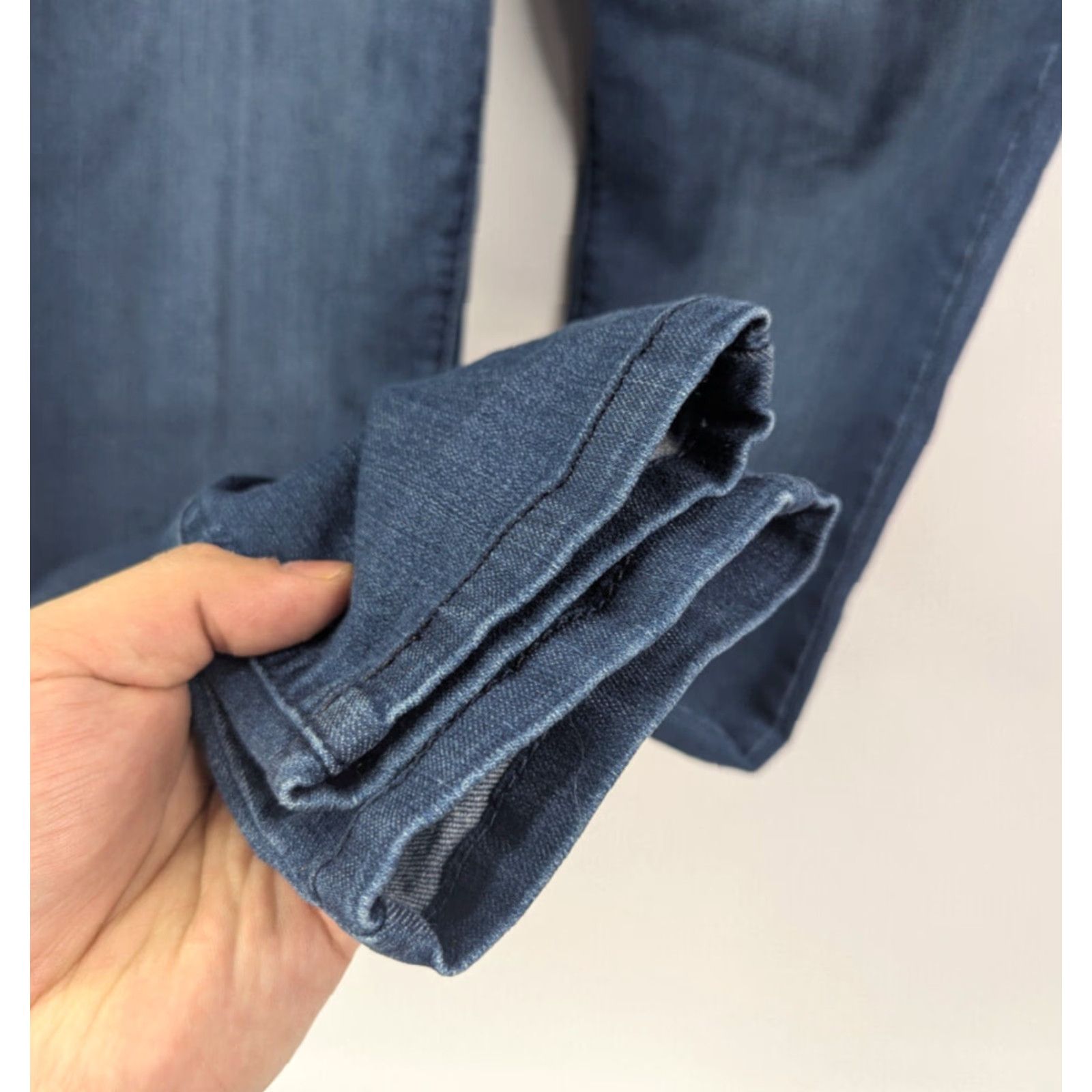 Vintage Democracy Jeans Women's Size 8 Blue Med Wash Stretch Regular 5-Pocket Denim Skinny City College Preppy Size 30" / US 8 / IT 44 - 2 Thumbnail