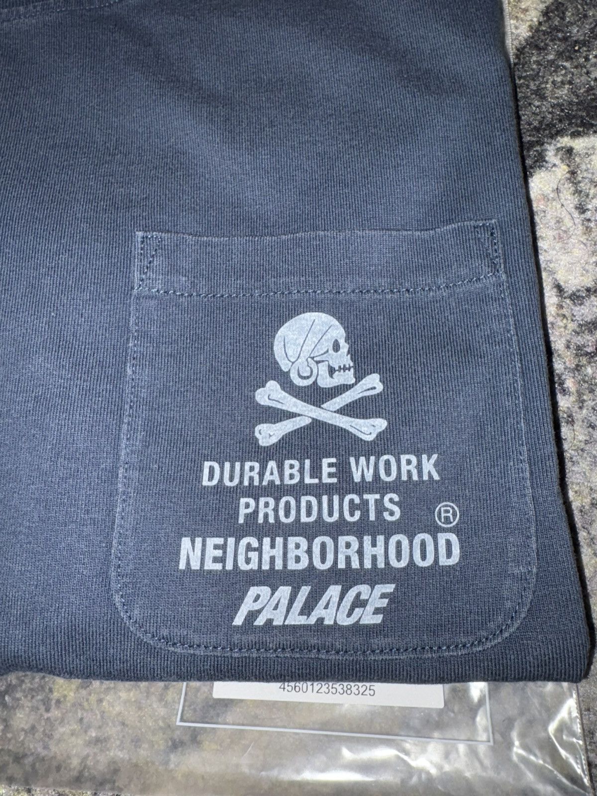 Palace x Neighborhood Pocket T-Shirt Indigo