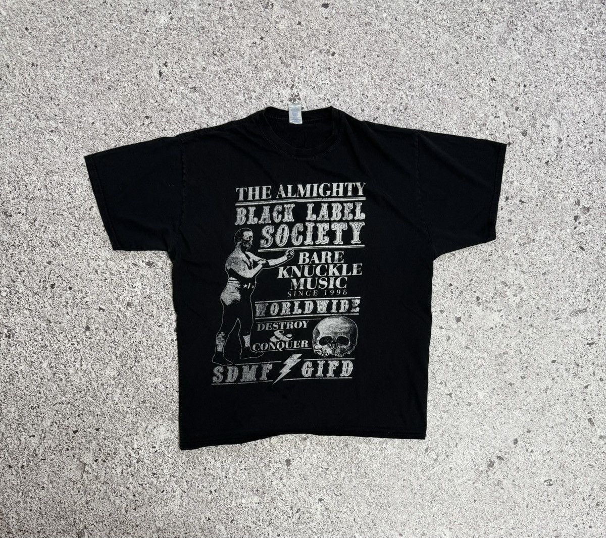 Band Tees × Vintage Vintage 2000’s The Almighty Black Label Society T-Shirt Size US XXL / EU 58 / 5 - 3 Thumbnail