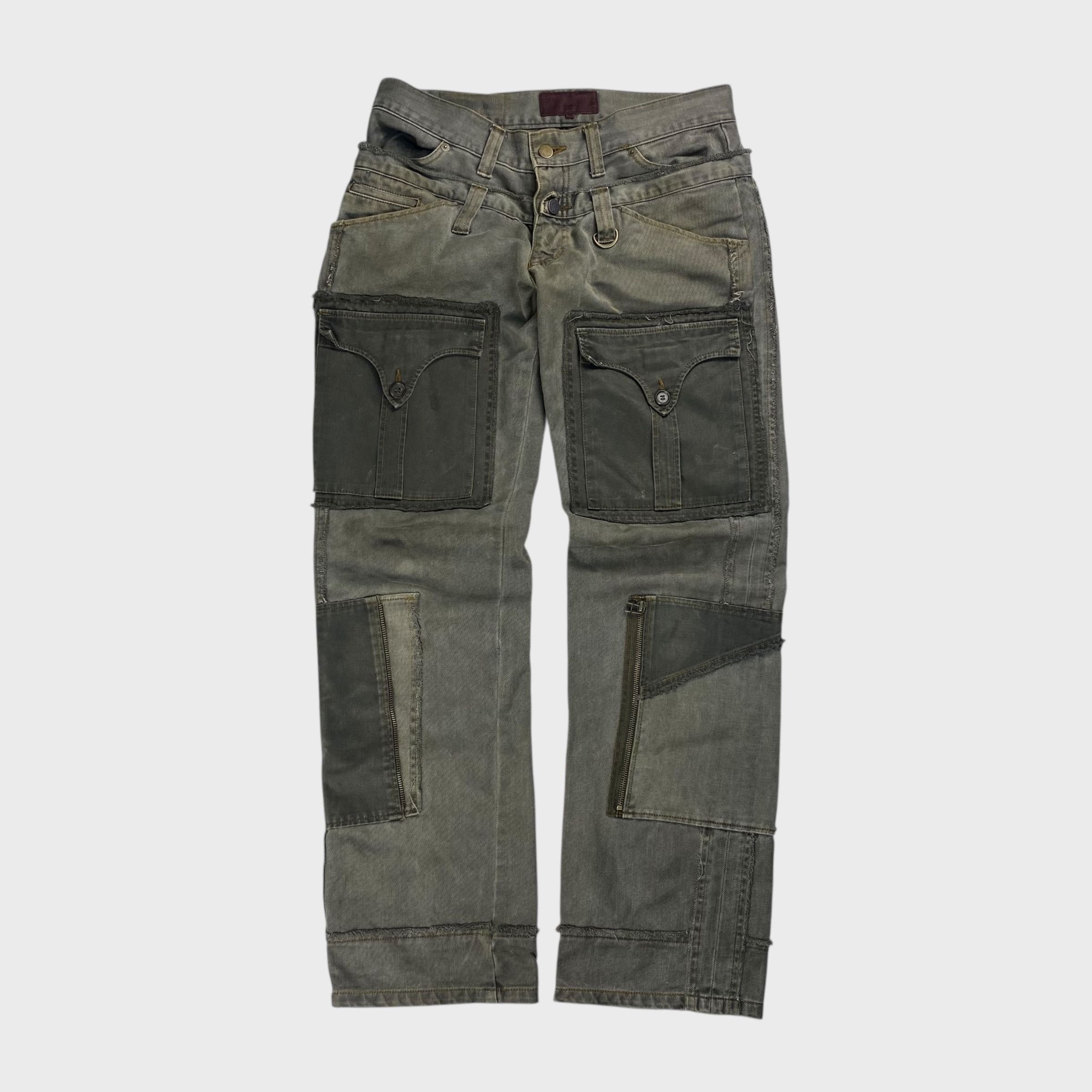 Vintage Whole9 00s Denim Pants Size W33 Size US 33 - 1 Thumbnail