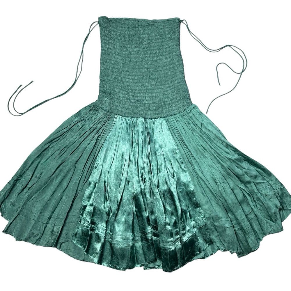 free people maya midi dress Free People Maya Midi Shirtdress In Green Seam Wash