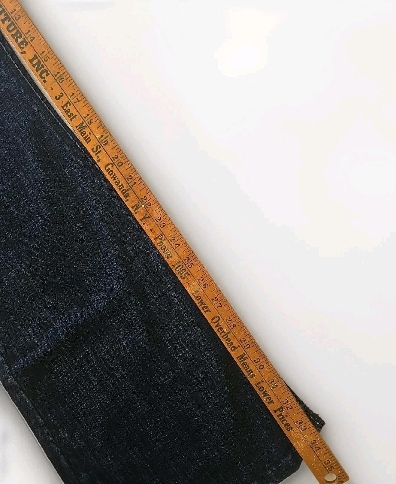Kancan USA Kancan Jeans 9/28 Wide Leg Blue Denim Dark Wash Stretch NWT Size 28" / US 6 / IT 42 - 4 Thumbnail