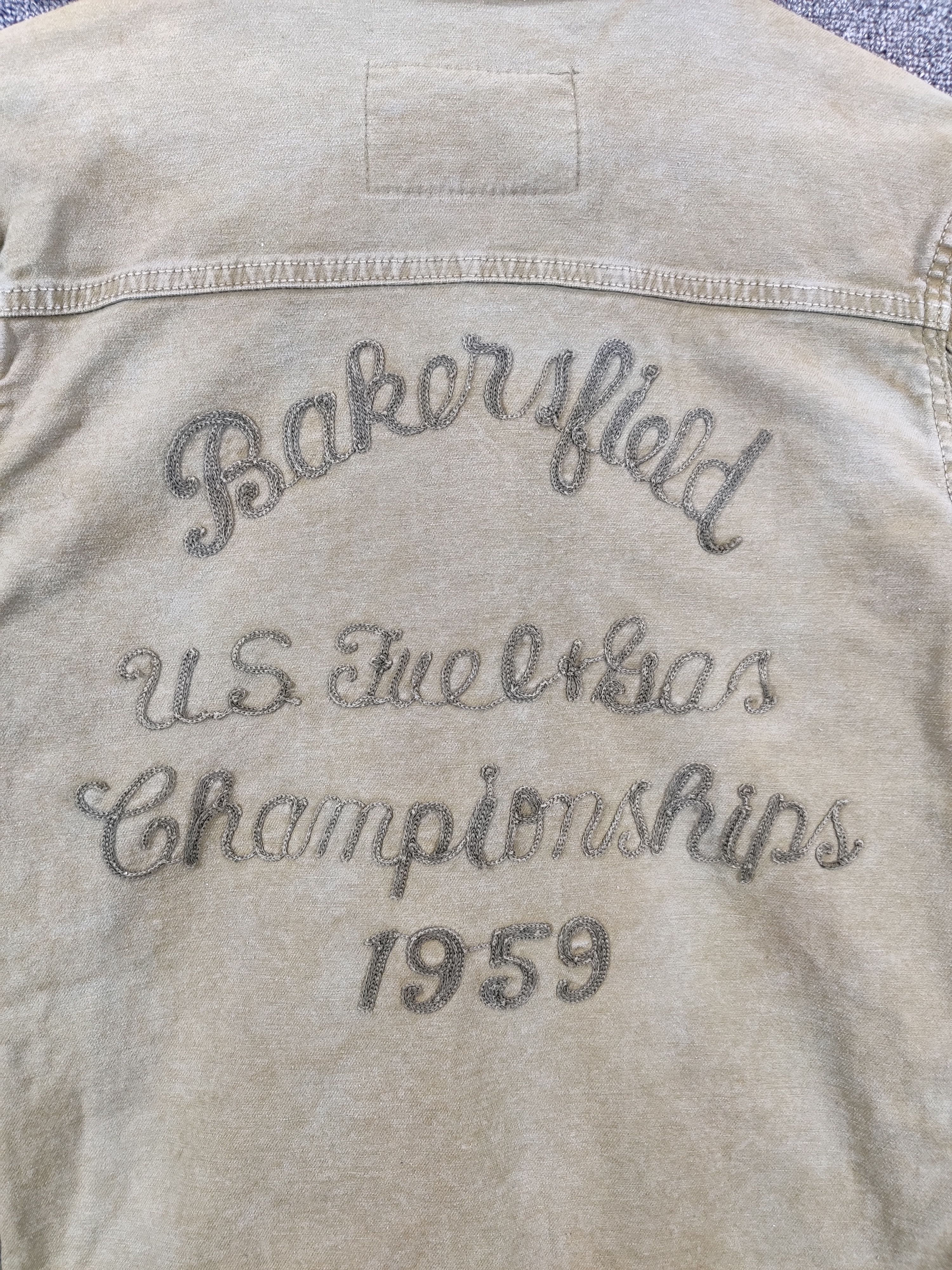 Black Label Vintage Black Label Trucker Olive Green Jacket Size US S / EU 44-46 / 1 - 3 Thumbnail