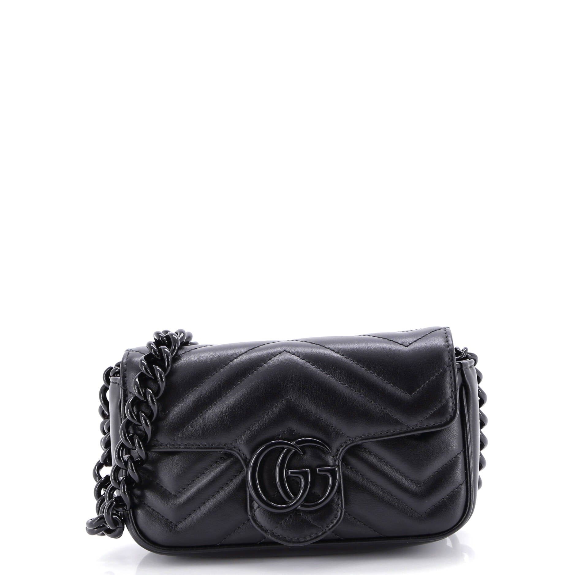 Gucci GG Marmont Flap Belt Bag Size ONE SIZE - 1 Thumbnail