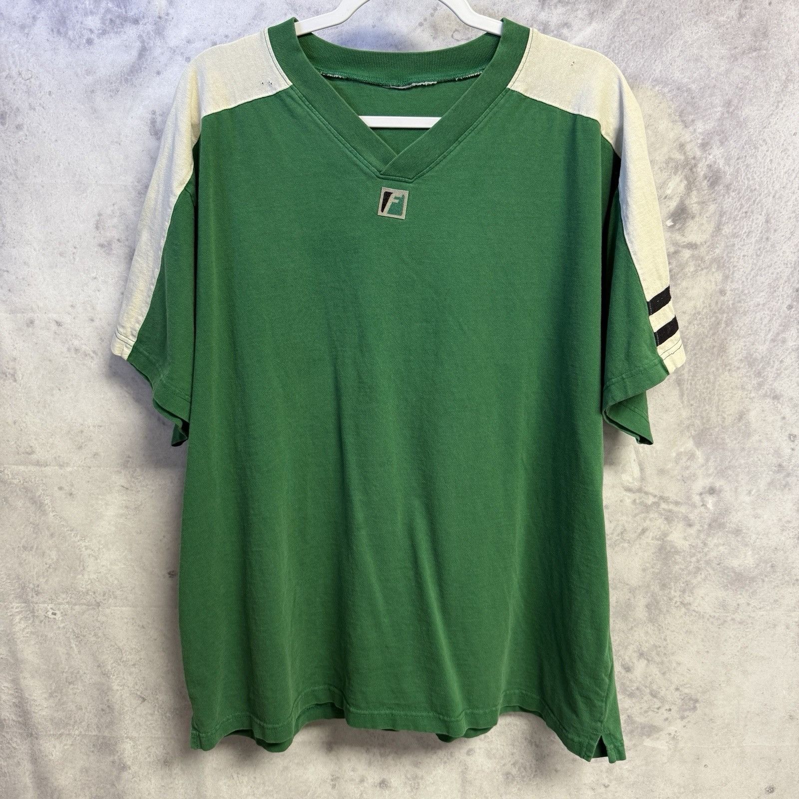 Vintage Vintage Franklin Sports Shirt Mens XXL 24.5x27.5 Green V Nec Size US XXL / EU 58 / 5 - 1 Thumbnail