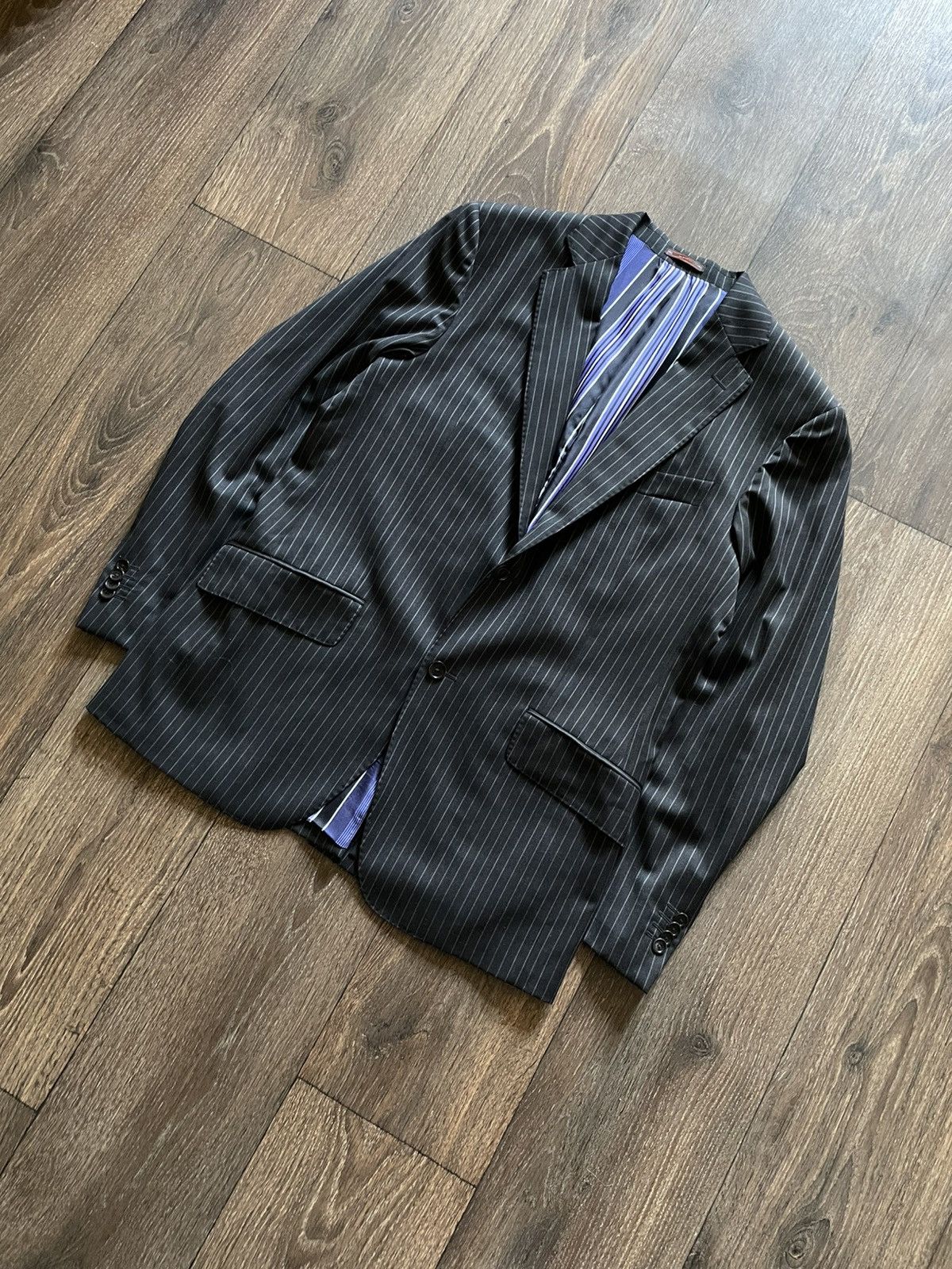 Etro Etro Mens Suit 100% Wool Size 50R Size 50R - 3 Thumbnail