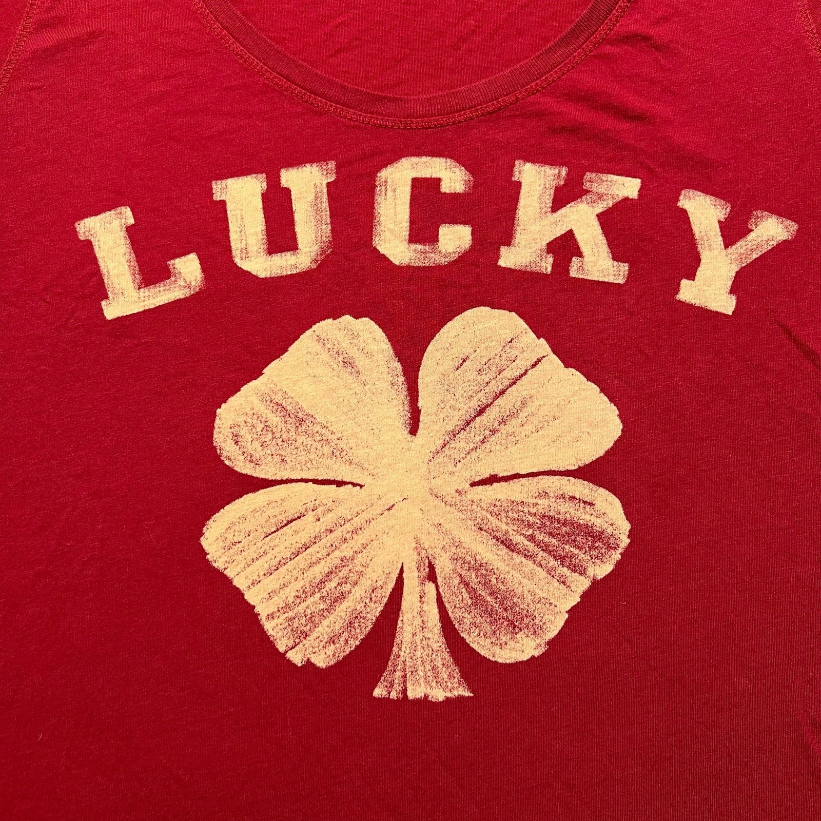 Lucky Brand Lucky Brand Shamrock Graphic 3/4 Sleeve T-Shirt Women Large Size L / US 10 / IT 46 - 4 Thumbnail