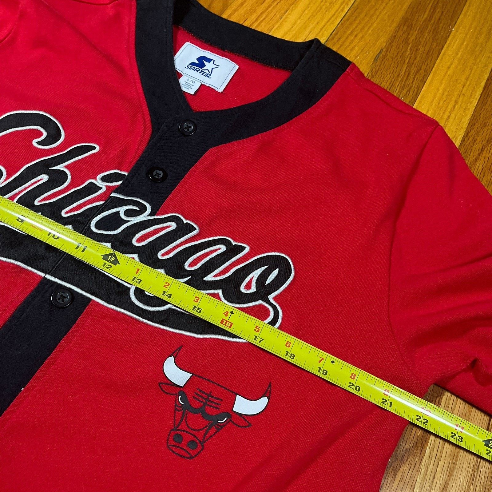 Starter Starter Chicago Bulls Retro Baseball Style Jersey Large 66 Size US L / EU 52-54 / 3 - 5 Thumbnail