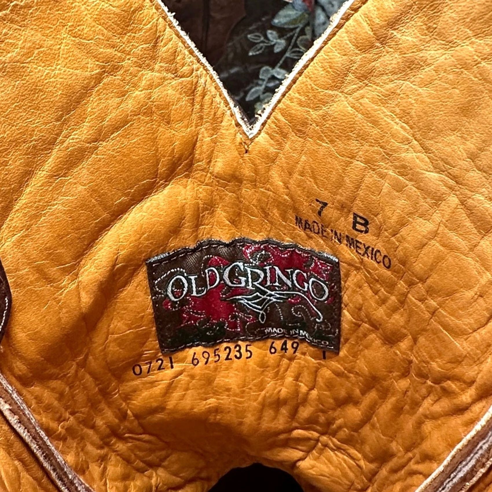 Old Gringo VINTAGE Old Gringo Bonnie Floral Embroidered Cowboy Western Boots Women 7 B Brown Leather Western 90s Ladies Mens? Size US 7 / IT 37 - 6 Thumbnail