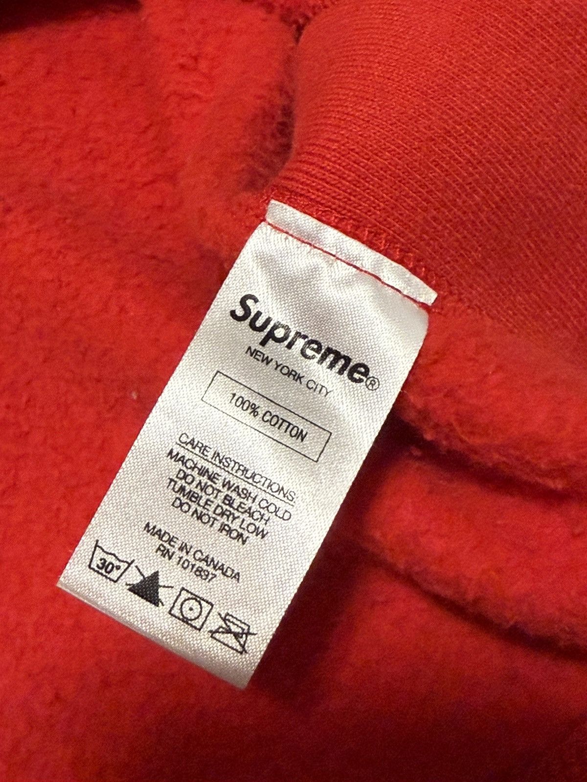 Supreme Supreme Digi Hoodie - Red - Large Size US XL / EU 56 / 4 - 7 Thumbnail